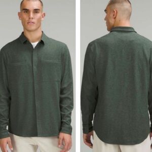 Lululemon Soft Knit Overshirt Heathered Smoked Spruce Size XL